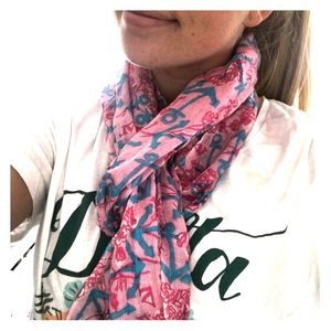 LILLY PULITZER ΔΓ Silk and Cashmere Scarf!